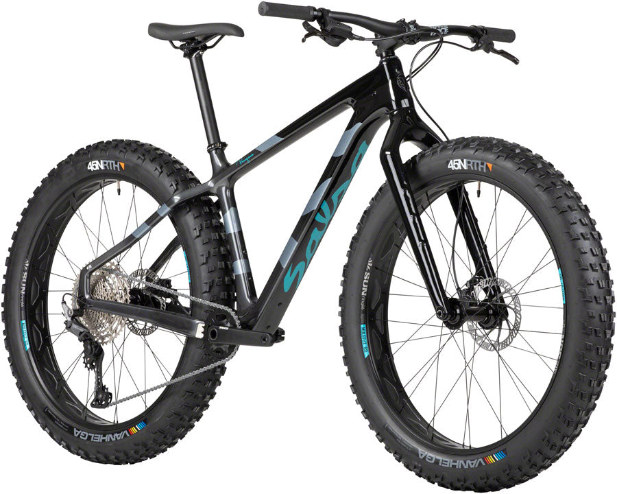 Salsa Beargrease Carbon Deore 11spd Fat Tire Bike - 27.5" Carbon BLK Fade Medium Fat Bike Salsa   