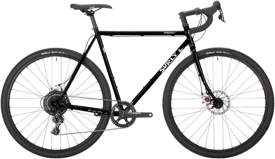 Surly Straggler Bike - 700c Steel Black 62cm Cyclocross Bicycles Surly   