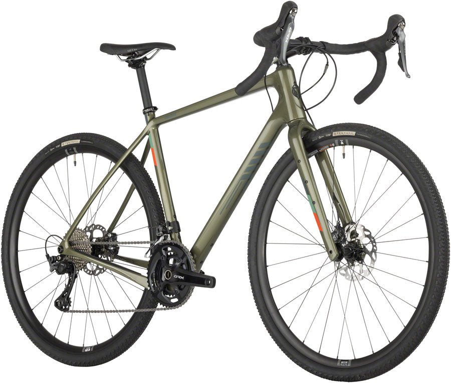 warbird gravel bike Salsa Warbird C GRX 810 Bike - 700c Carbon Green 59cm