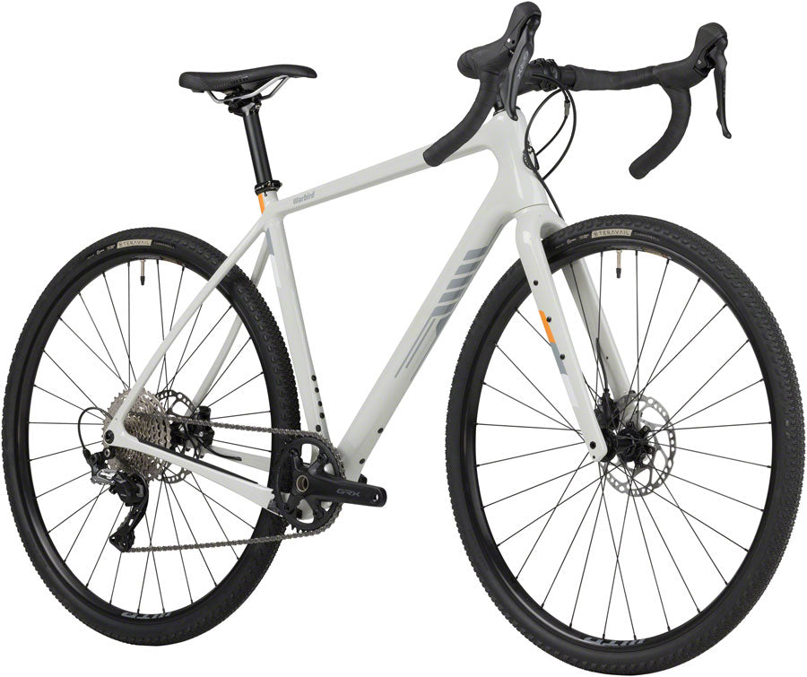 Salsa Warbird C GRX 600 1x Bike - 700c Carbon Light Gray 61cm All-Road Bike Salsa   
