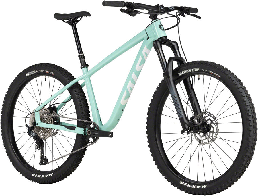Salsa Timberjack SLX Bike - 27.5" Aluminum Mint Green Medium Mountain Bike Salsa   