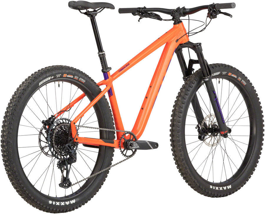Salsa Timberjack GX Eagle 27.5+ Bike - 27.5" Aluminum Red Orange Small Mountain Bike Salsa   