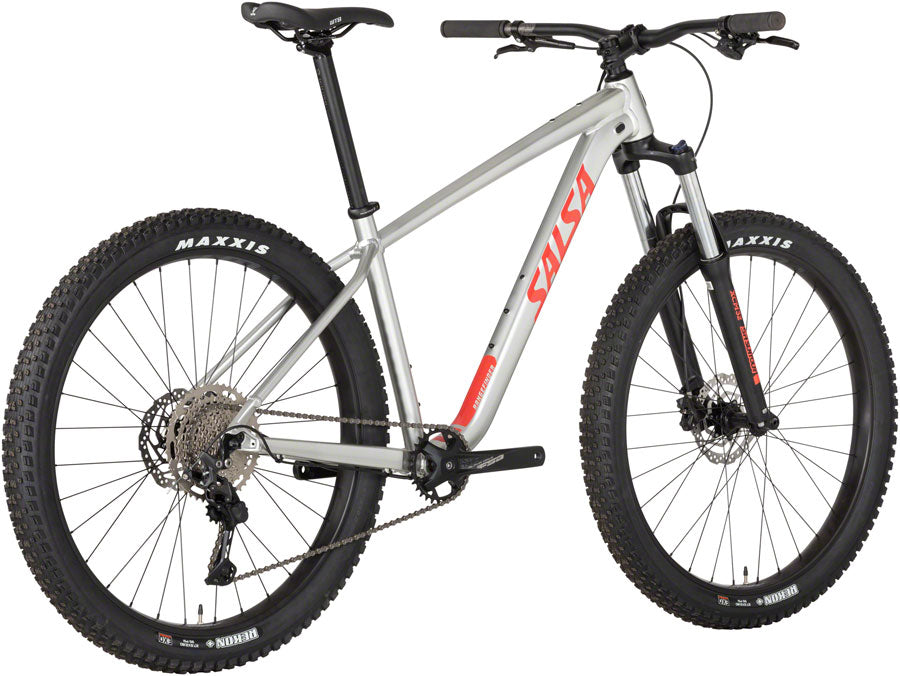 Salsa Rangefinder Deore 10 27.5+ Bike - 27.5" Aluminum Silver Medium Mountain Bike Salsa   