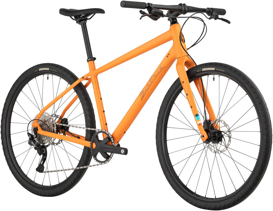 Salsa Journeyer 2.1 Flat Bar Deore 10 650 Bike - 650b Aluminum Orange LG All-Road Bike Salsa   