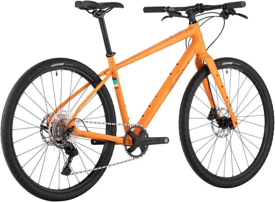 Salsa Journeyer 2.1 Flat Bar Deore 10 650 Bike - 650b Aluminum Orange LG All-Road Bike Salsa   