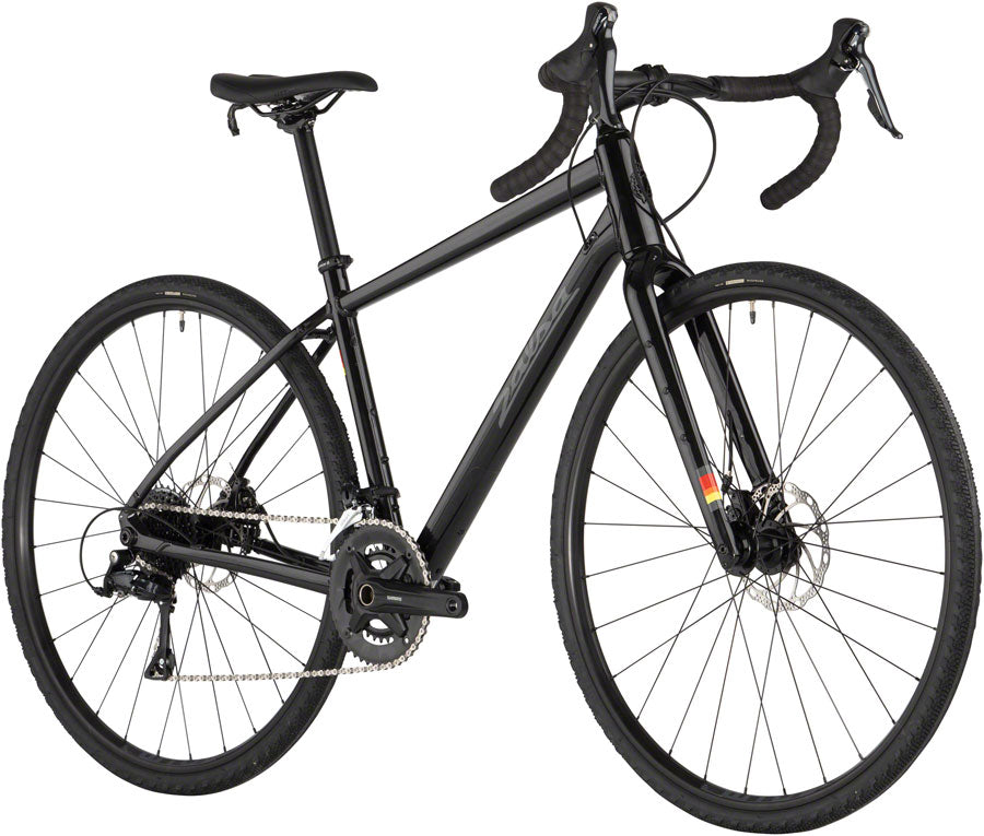 Salsa Journeyer 2.1 Sora 700 Bike - 700c Aluminum Black 49cm All-Road Bike Salsa   
