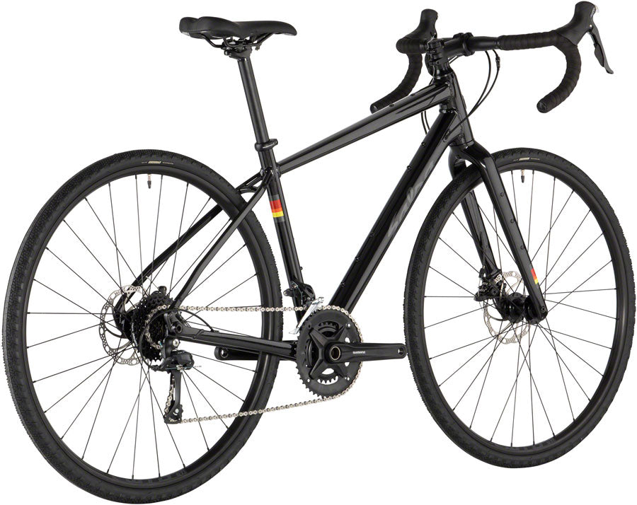 Salsa Journeyer 2.1 Sora 700 Bike - 700c Aluminum Black 55cm All-Road Bike Salsa   