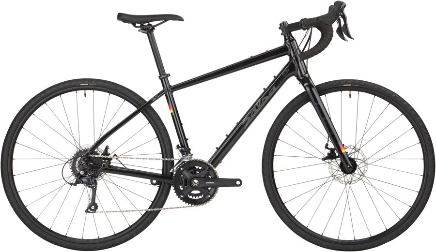 Salsa Journeyer 2.1 Sora 700 Bike - 700c Aluminum Black 49cm All-Road Bike Salsa   