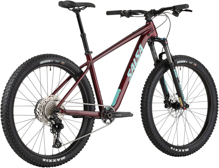 Salsa Rangefinder Deore 12 27.5+ Bike - 27.5" Aluminum Dark Red Medium Mountain Bike Salsa   