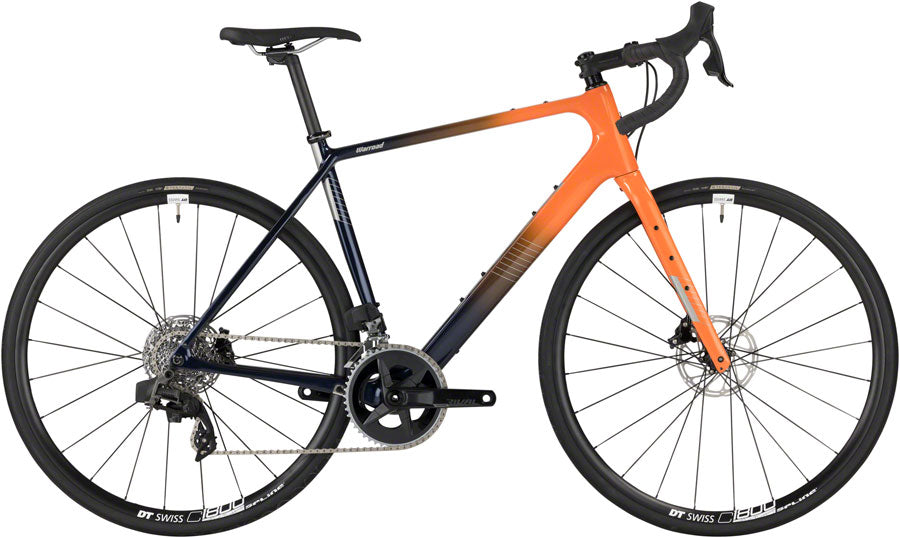 Salsa Warroad C Rival AXS Bike - 700c Carbon Orange / Purple Fade 49cm All-Road Bike Salsa   