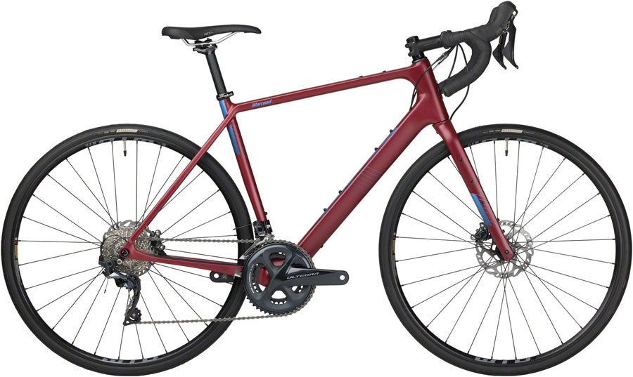 Salsa Warroad C Ultegra Bike - 700c Carbon Dark Red 57.5cm All-Road Bike Salsa   