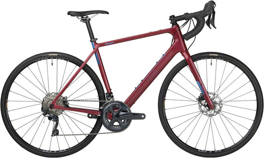 Salsa Warroad C Ultegra Bike - 700c Carbon Dark Red 57.5cm All-Road Bike Salsa   