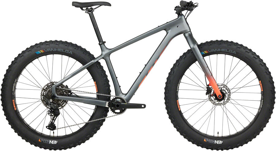 Salsa Beargrease Carbon Cues 11 Fat Bike - 27.5" Carbon Gray Small Fat Bike Salsa   