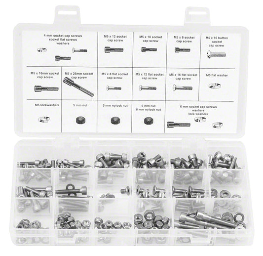 Wheels Manufacturing 456mm Fastener Kit - 218 Pieces of Stainless Steel Bolts Nuts Washers Fastener Kits Wheels Manufacturing   