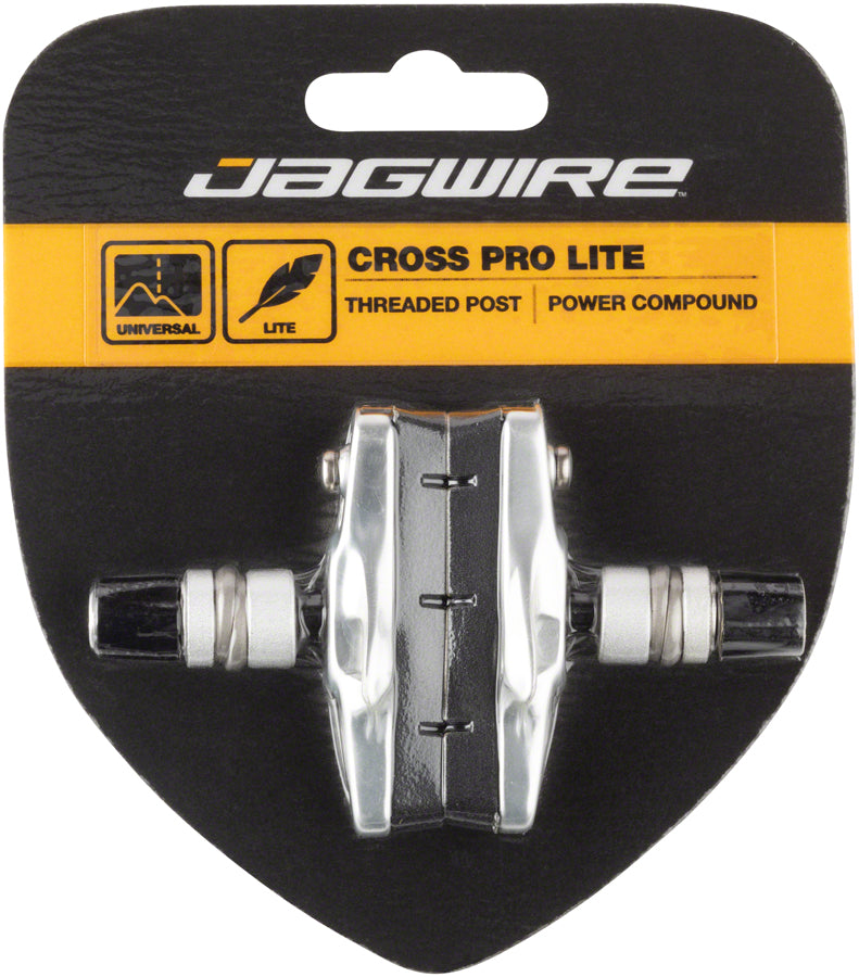 Jagwire Cross Pro Brake Pads Threaded Post Silver Brake Pads Jagwire   