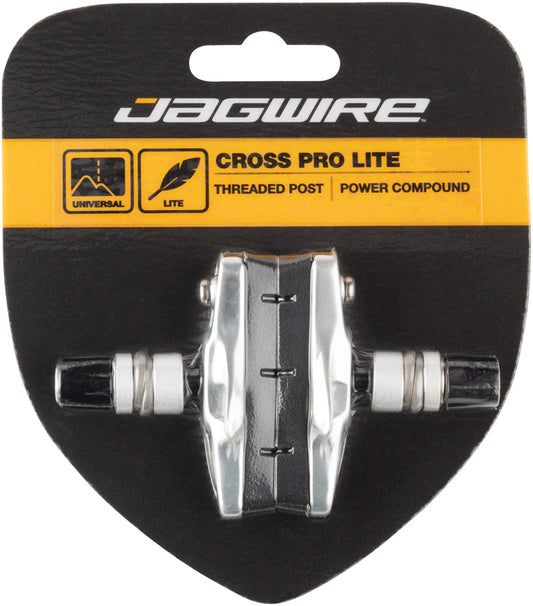 Jagwire Cross Pro Brake Pads Threaded Post Silver Brake Pads Jagwire   