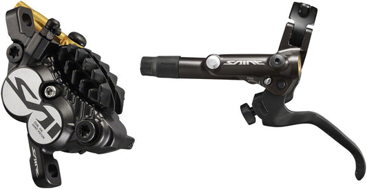 Shimano Saint BL-M820-B/BR-M820 Disc Brake Lever - Front Hydraulic Post Mount Finned Metal Pads BLK Disc Brake & Lever Shimano   