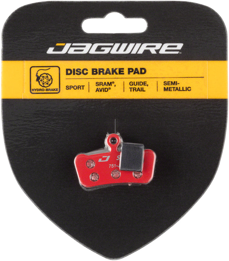 Jagwire Mountain Sport Semi-Metallic Disc Brake Pads SRAM Guide RSC RS R Avid Trail Disc Brake Pads Jagwire   