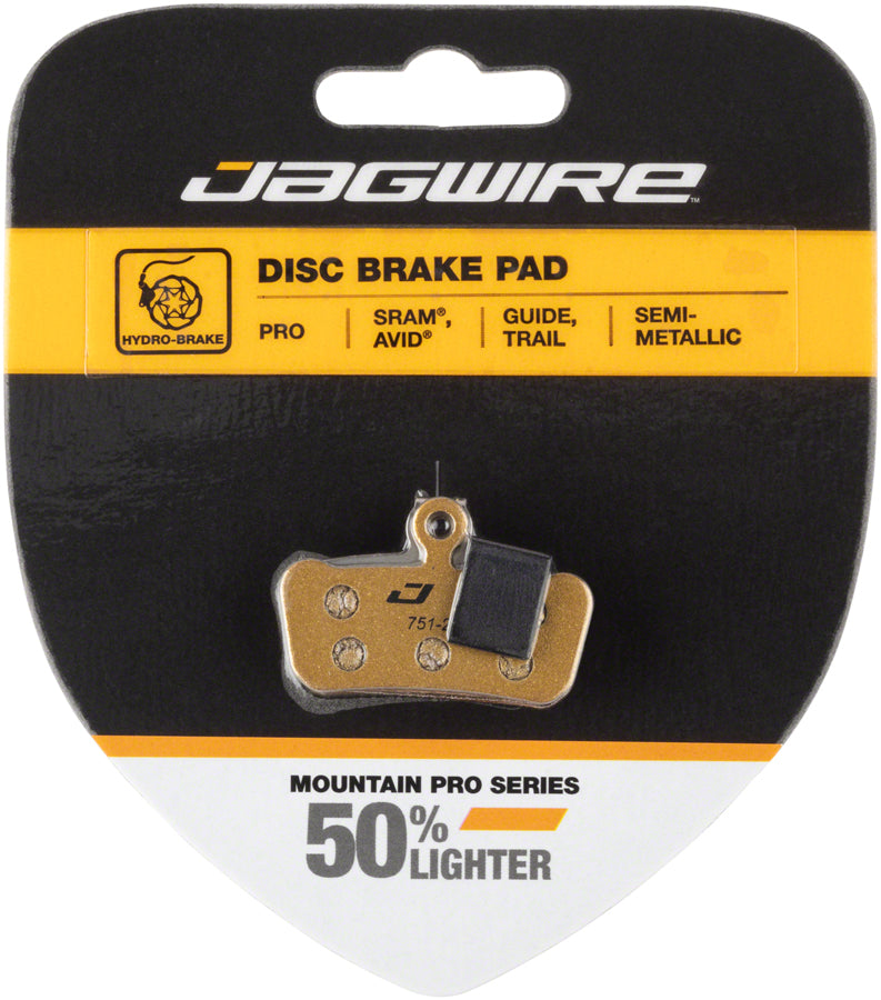 Jagwire Mountain Pro Alloy Backed Semi-Metallic Disc Brake Pads SRAM Guide RSC RS R Avid Trail Disc Brake Pads Jagwire   