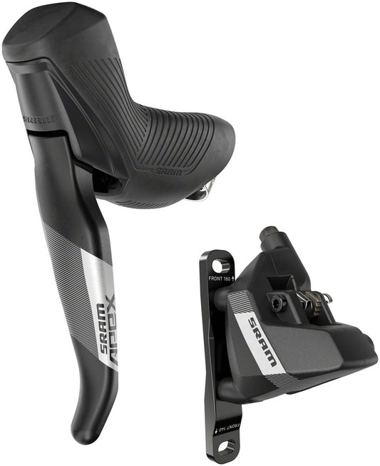 SRAM Apex Disc Brake Lever - Left/Rear Flat Mount 2-Piston 20mm Offset BLK A1 Disc Brake & Lever SRAM   