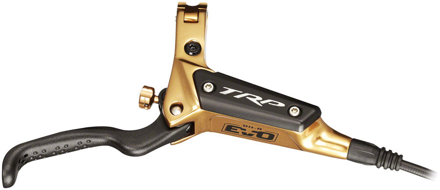 TRP DH-R EVO HD-M846 Disc Brake and Lever - Front Hydraulic Post Mount Gold Disc Brake & Lever TRP   