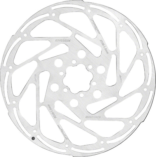 TRP R2 Disc Brake Rotor - 203mm 6-Bolt 1.8mm Rust Blocker Treatment Silver Disc Rotor TRP   