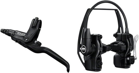 Magura HS22 Linear Pull Brake Lever - Front Rear 3-Finger Lever Blade Easy Mount BLK Linear Pull Brakes Magura   