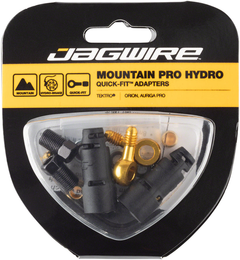 Jagwire Pro Disc Brake Hydraulic Hose Quick-Fit Adaptor Tektro Orion Auriga Pro Gemini SL Disc Hose and Parts Jagwire   