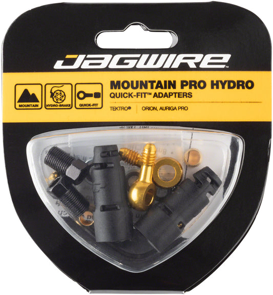 Jagwire Pro Disc Brake Hydraulic Hose Quick-Fit Adaptor Tektro Orion Auriga Pro Gemini SL Disc Hose and Parts Jagwire   