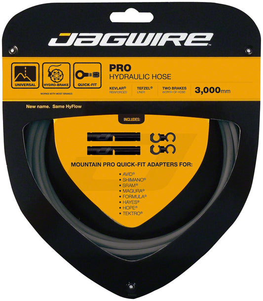 Jagwire Pro Hydraulic Disc Brake Hose Kit 3000mm Ice Gray Disc Hose and Parts Jagwire   