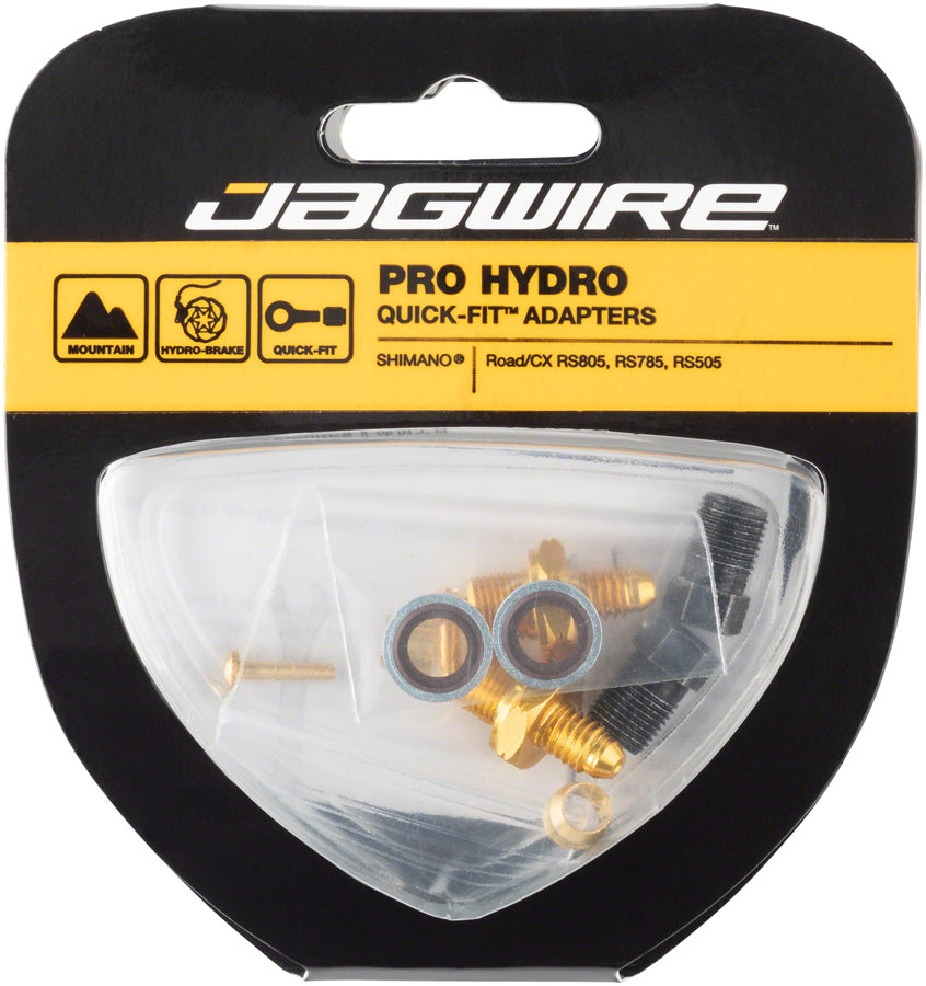 Jagwire Pro Disc Brake Hydraulic Hose Quick-Fit Adaptor for Shimano Road/CX Disc Hose and Parts Jagwire   