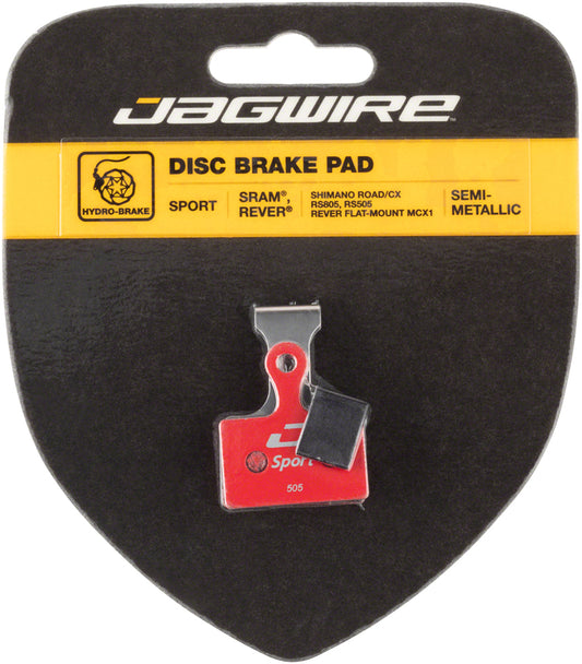 Jagwire Sport Semi-Metallic Disc Brake Pads - For Shimano Dura-Ace 9170 Ultegra R8070 105 R7070 GRX RX810 Box/25 Pairs Disc Brake Pads Jagwire   