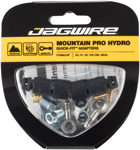Jagwire Pro Disc Brake Hydraulic Hose Quick-Fit Adaptor Formula R1R R1 T1 RO Disc Hose and Parts Jagwire   