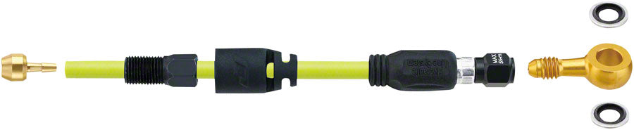 Jagwire Pro Disc Brake Hydraulic Hose Quick-Fit Adaptor Hayes Prime Expert Pro Stroker Trail Disc Hose and Parts Jagwire   