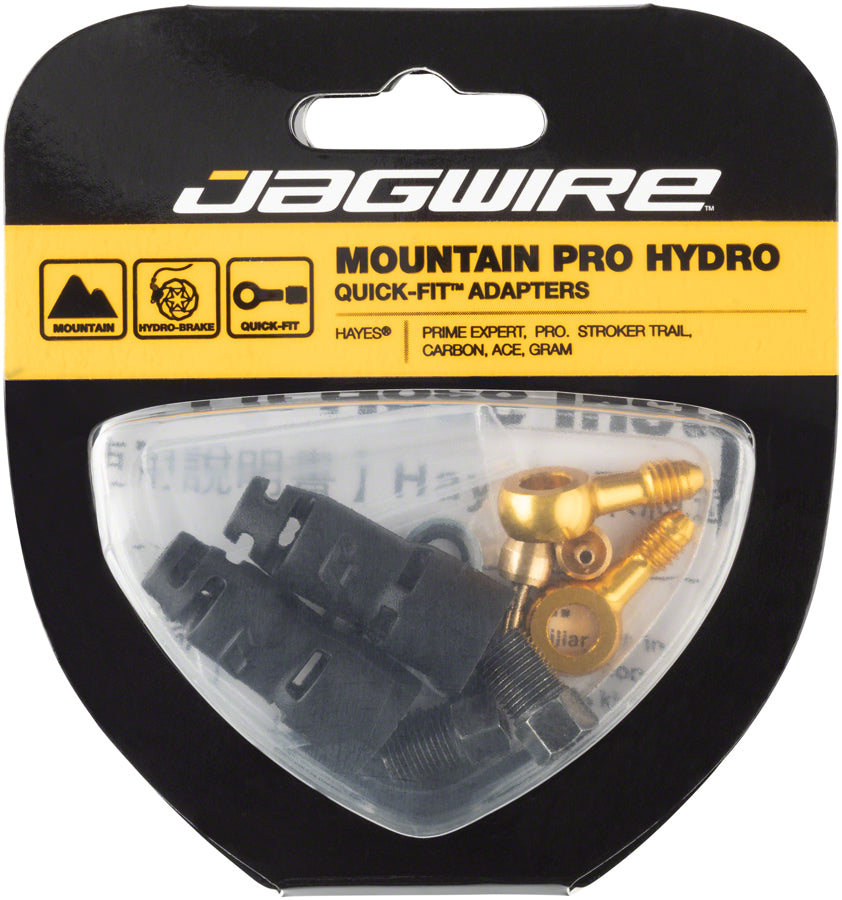 Jagwire Pro Disc Brake Hydraulic Hose Quick-Fit Adaptor Hayes Prime Expert Pro Stroker Trail Disc Hose and Parts Jagwire   