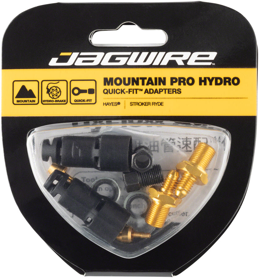 Jagwire Pro Disc Brake Hydraulic Hose Quick-Fit Adaptor Hayes Stroker Ryde Disc Hose and Parts Jagwire   