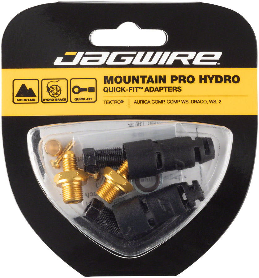 Jagwire Pro Disc Brake Hydraulic Hose Quick-Fit Adaptor Tektro Auriga Comp Auriga Comp WS Draco Gemini Disc Hose and Parts Jagwire   