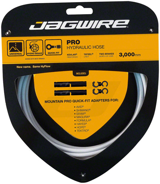 Jagwire Pro Hydraulic Disc Brake Hose Kit 3000mm White Disc Hose and Parts Jagwire   