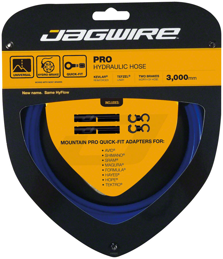 Jagwire Pro Hydraulic Disc Brake Hose Kit 3000mm Blue Disc Hose and Parts Jagwire   