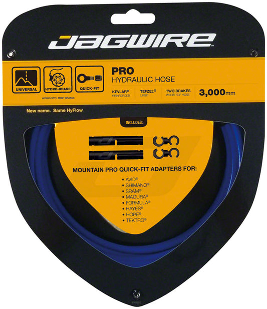 Jagwire Pro Hydraulic Disc Brake Hose Kit 3000mm Blue Disc Hose and Parts Jagwire   