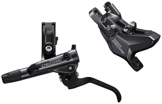 Shimano Deore BL-M6100/BR-M6100 Disc Brake Lever - Front Hydraulic Resin Pads Gray Disc Brake & Lever Shimano   