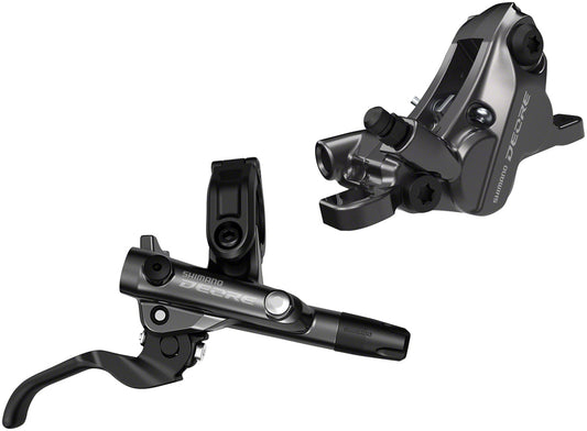 Shimano Deore BL-M6100/BR-M6120 Disc Brake Lever - Rear Hydraulic Resin Pads Gray Disc Brake & Lever Shimano   