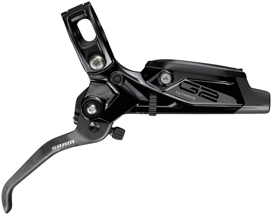 SRAM G2 Ultimate Disc Brake Lever - Front Hydraulic Post Mount Carbon Lever Titanium Hardware Gloss BLK A2 Disc Brake & Lever SRAM   