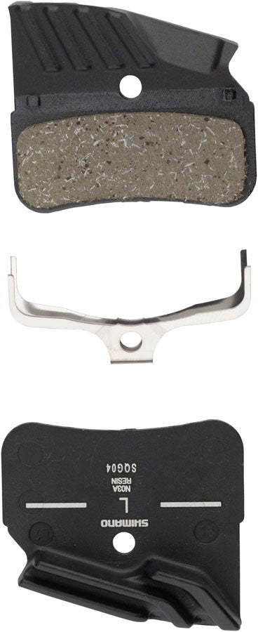 Shimano N03A-RF Disc Brake Pad Spring - Resin Compound Finned Alloy Back Plate One Pair Disc Brake Pads Shimano   