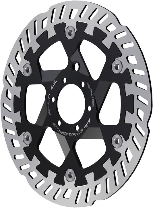 Magura MDR-P Disc Brake Rotor - 180mm 6-Bolt Silver/Black Disc Rotor Magura   