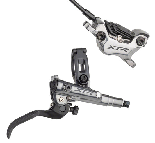 Shimano XTR BL- M9120/BR-M9120 Disc Brake Lever - Front Hydraulic Post Mount Finned Metal Pads Gray Disc Brake & Lever Shimano   