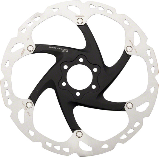 Shimano Deore XT SM-RT86-L Disc Brake Rotor - 203mm 6-Bolt Silver/Black Disc Rotor Shimano   