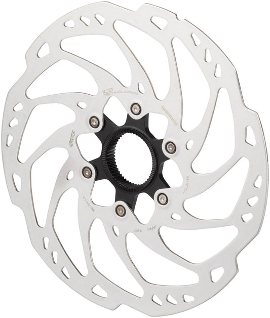 Shimano SLX SM-RT70-L Disc Brake Rotor - 203mm Center Lock Silver Disc Rotor Shimano   