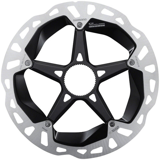 Shimano XTR RT-MT900-M Disc Brake Rotor - 180mm Center Lock Silver/Black Disc Rotor Shimano   