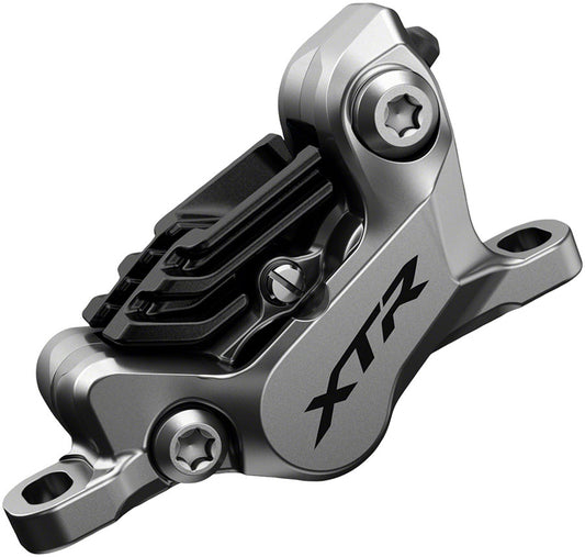 Shimano XTR BR-M9120 Disc Brake Caliper - Front Rear Post Mount 4-Piston Includes Finned Metallic Pads Disc Brake Calipers Shimano   